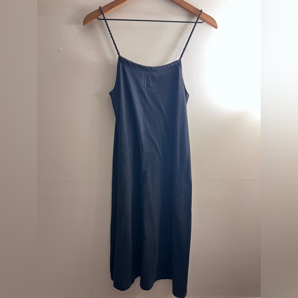 Tonle Sustainable Black Dress Floral Y2k Whimsical S View 2